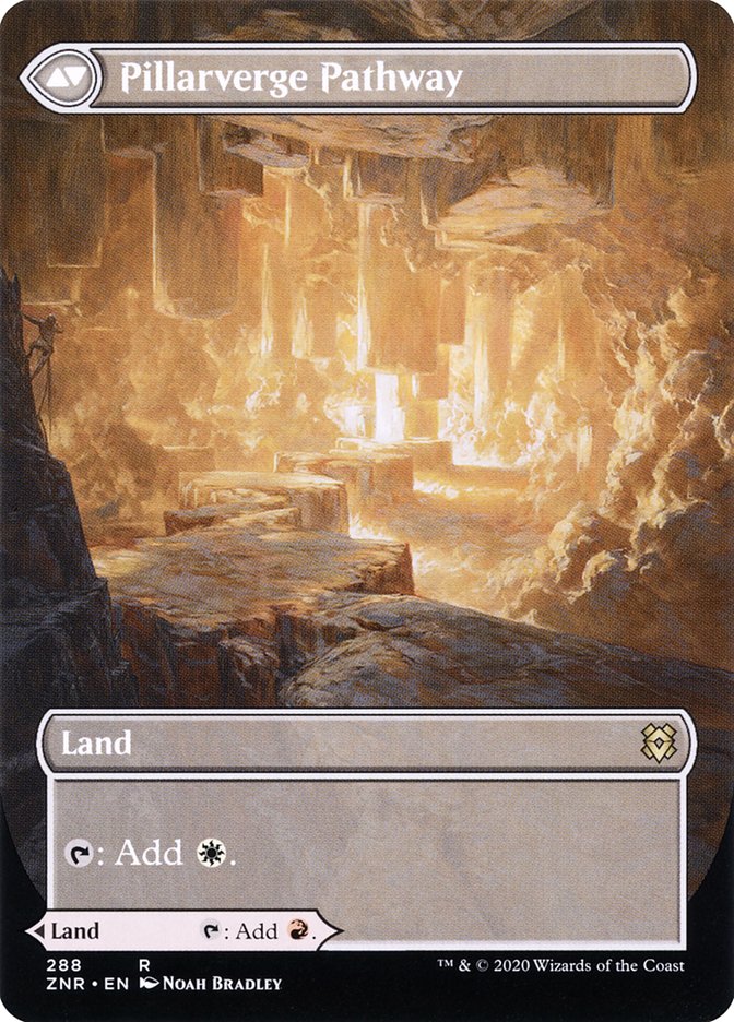 Needleverge Pathway // Pillarverge Pathway (Borderless Alternate Art) Needleverge Pathway // Pillarverge Pathway (Borderless Alternate Art)