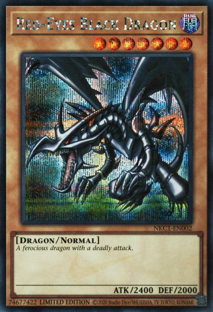 Red-Eyes Black Dragon (Nike Collaboration) [NKC1-EN002] Prismatic Secr