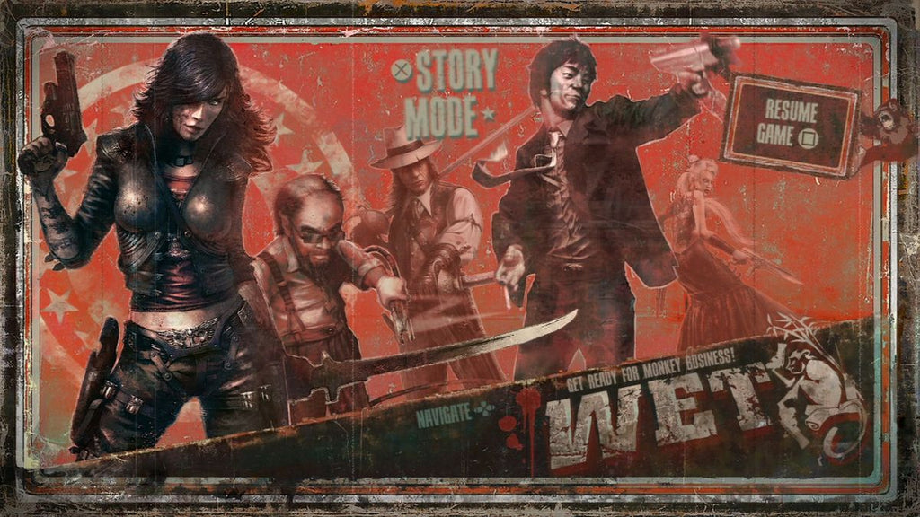 Wet Sur PS3 - Bon état - Complet - Version PAL