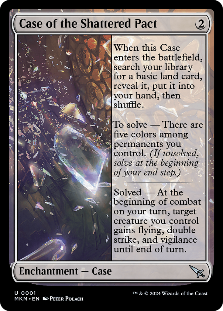 mtg murders at karlov manor chase cards Case of the Shattered Pact [Murders at Karlov Manor]
