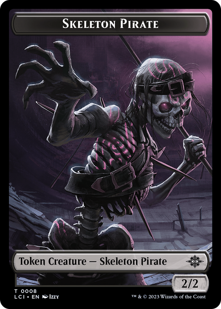 Map // Skeleton Pirate Double-Sided Token [The Lost Caverns of Ixalan
