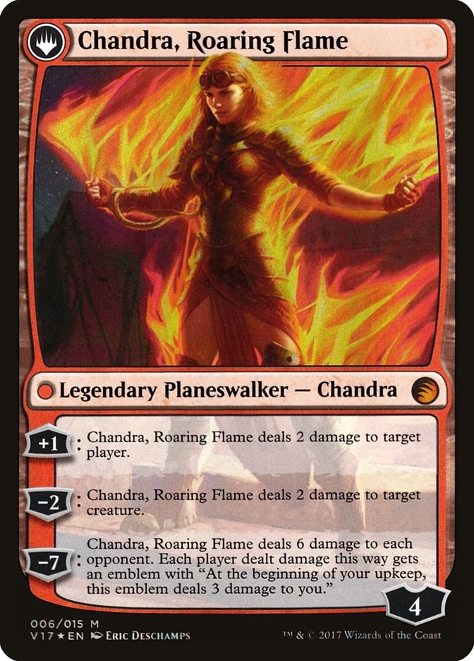 Chandra, Fire of Kaladesh // Chandra, Roaring Flame [From the Vault: T