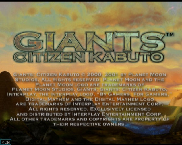 Giants : Citizen Kabuto sur PC