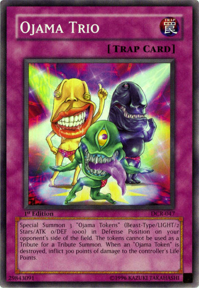 yugioh token summoning cards Ojama Trio [DCR-047] Common may be 1st or Case Club Graded Card Option:CGC6044522026 primal clash