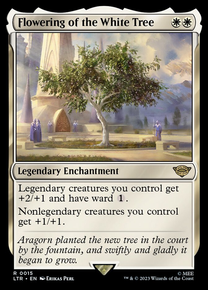 mtg middle earth cards Flowering of the White Tree [The Lord of the Rings: Tales of Middle-Ea