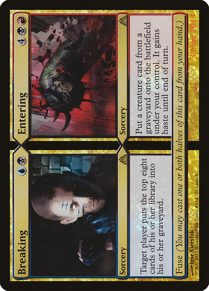 fuse mtg cards Breaking // Entering (Launch) [Dragon's Maze Promos]