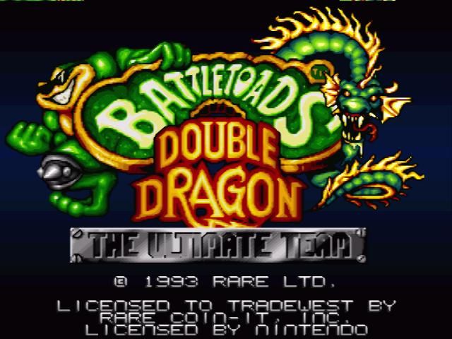 Battletoads / Double Dragon - SNES