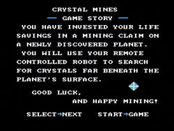 Crystal Mines - NES