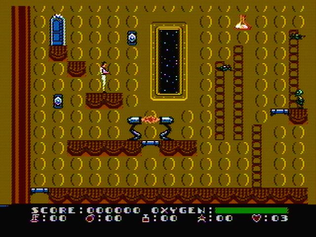 Dash Galaxy in the Alien Asylum - NES