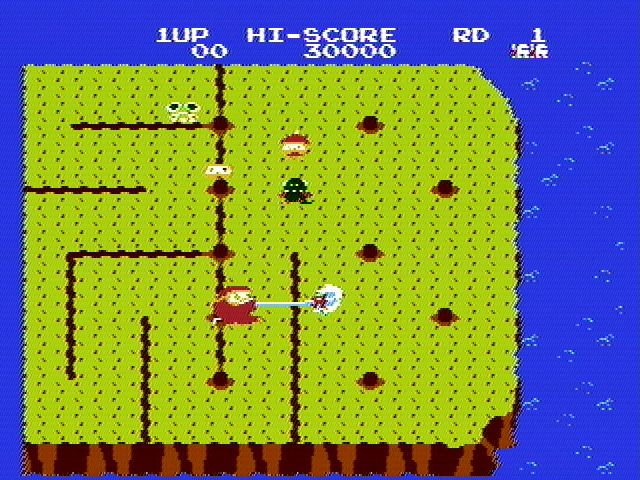 Dig Dug II: Trouble in Paradise - NES