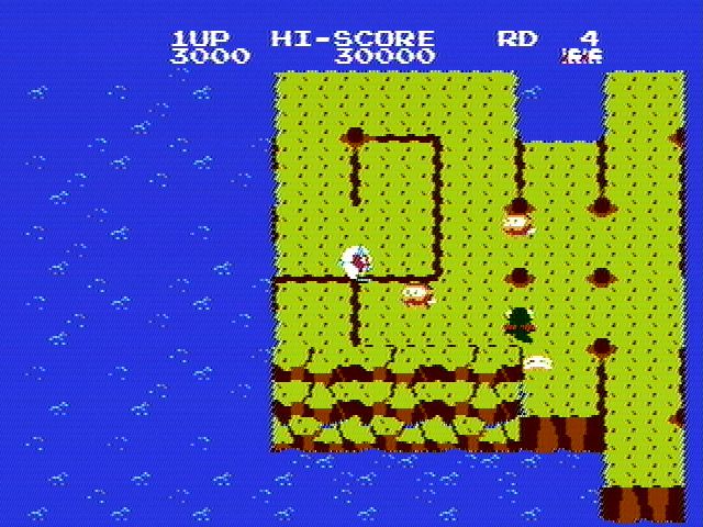 Dig Dug II: Trouble in Paradise - NES