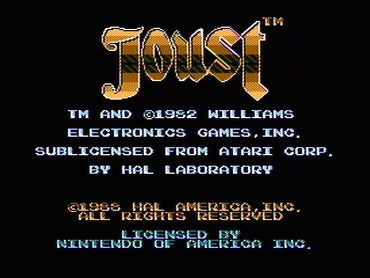 Joust - NES