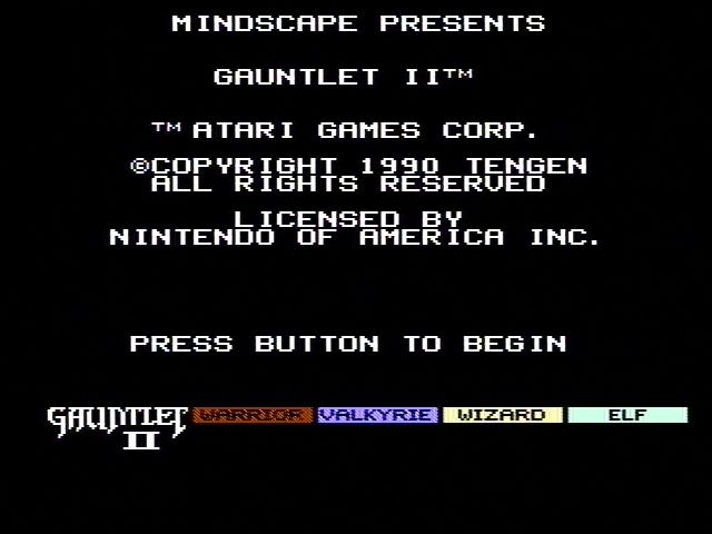 Gauntlet II - NES