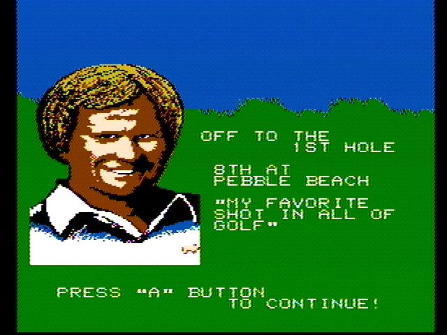 Jack Nicklaus' Greatest 18 Holes of Major Championship Golf - NES