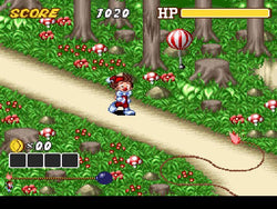 Kid Klown in Crazy Chase - SNES