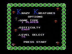 Krazy Kreatures - NES
