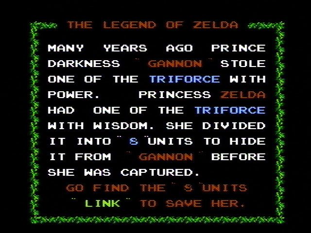 The Legend of Zelda - NES