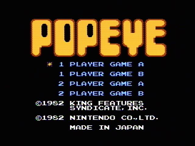 Popeye - NES