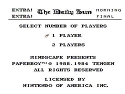 Paperboy - NES