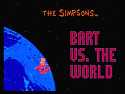 The Simpsons: Bart vs. the World - NES