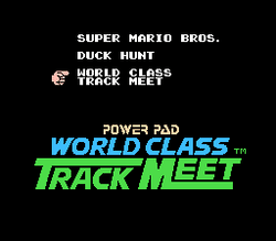 Super Mario Bros. / Duck Hunt / World Class Track Meet - NES