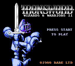 IronSword: Wizards & Warriors II - NES