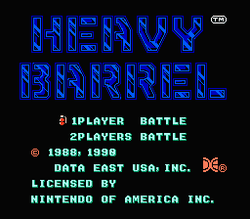 Heavy Barrel - NES