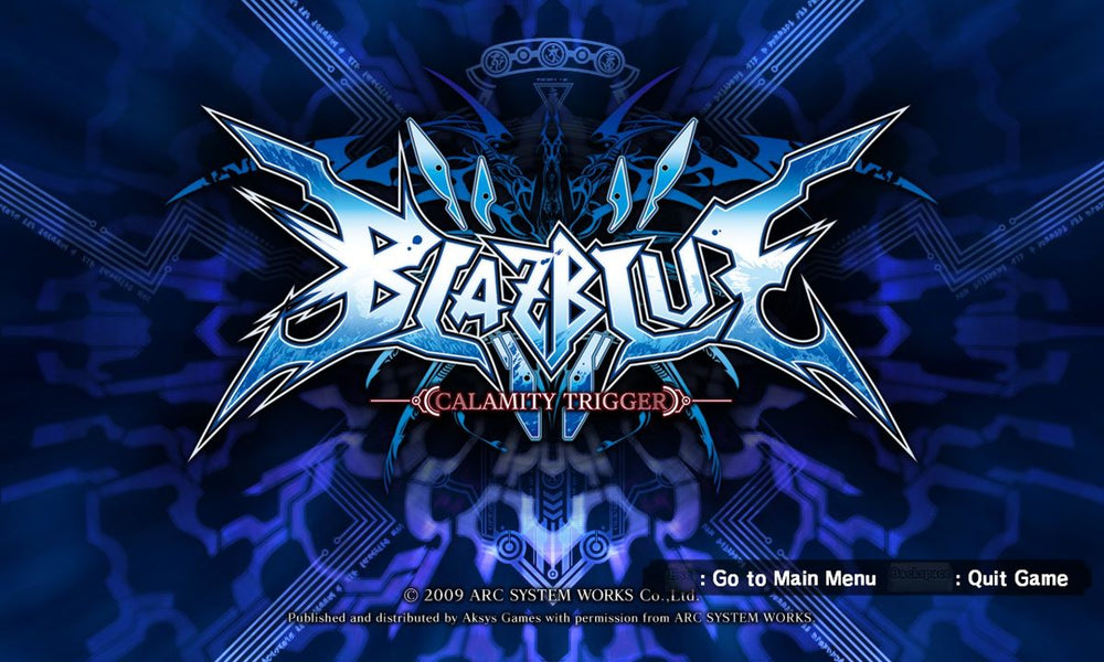 BlazBlue: Calamity Trigger - PS3