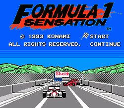 Formula 1 Sensation - NES