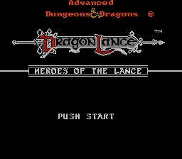 Heroes of the Lance - NES