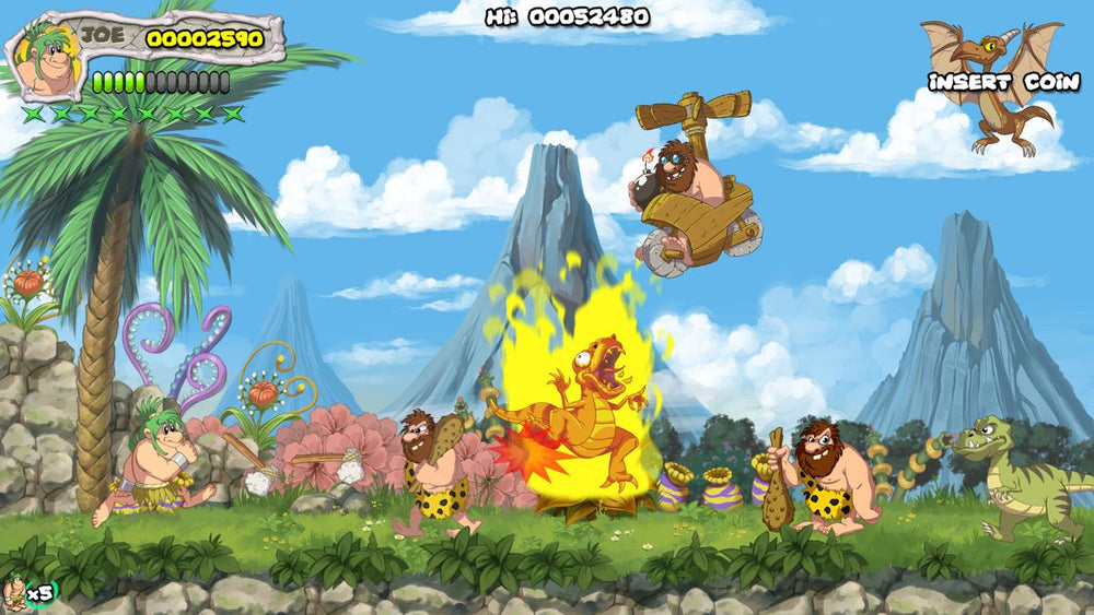 New Joe & Mac: Caveman Ninja - Switch