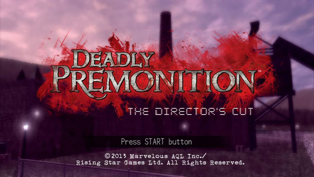 Deadly Premonition: The Director's Cut - PS3