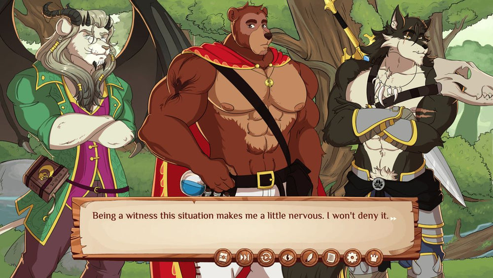 Burrow of the Fallen Bear: A Gay Furry Visual Novel - PS5