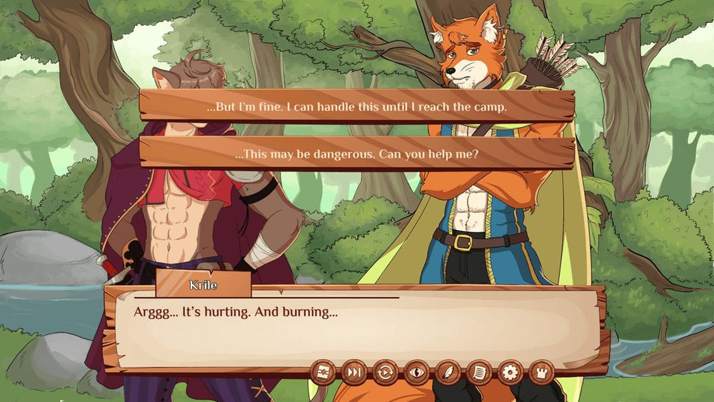 Burrow of the Fallen Bear: A Gay Furry Visual Novel - PS5