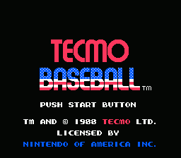 Tecmo Baseball - NES