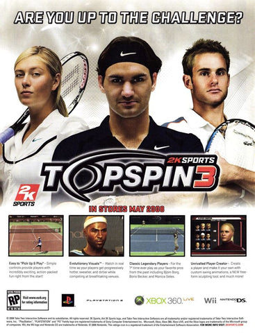 Top Spin 3 - PS3