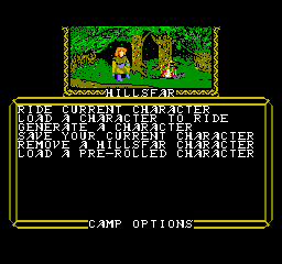 Hillsfar - NES