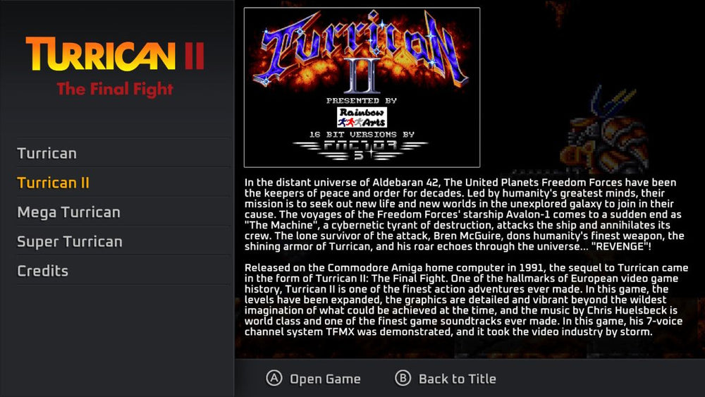 Turrican Flashback - Switch