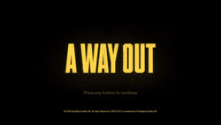 A Way Out - PS4