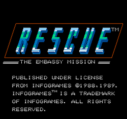 Rescue: The Embassy Mission - NES