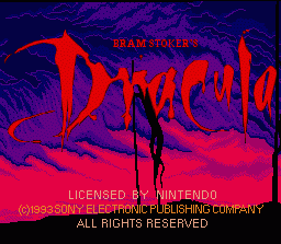 Bram Stoker's Dracula - SNES