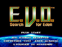 E.V.O.: Search for Eden - SNES