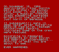 The Hunt for Red October - NES