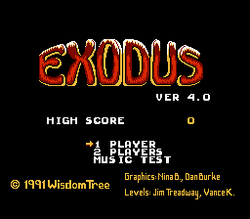 Exodus: Journey to the Promised Land - NES