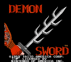 Demon Sword - NES