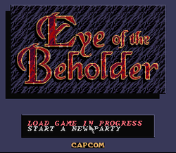 Eye of the Beholder - SNES