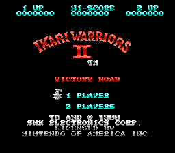 Ikari Warriors II: Victory Road - NES