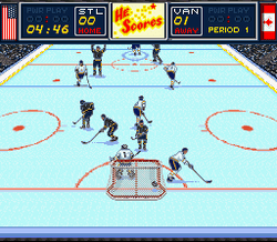 Brett Hull Hockey 95 - SNES