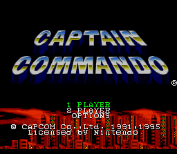 Captain Commando - SNES