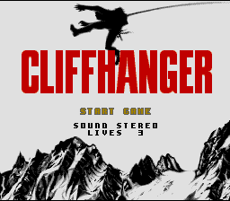 Cliffhanger - SNES